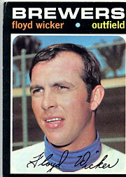 1971 Topps Baseball Cards      097      Floyd Wicker